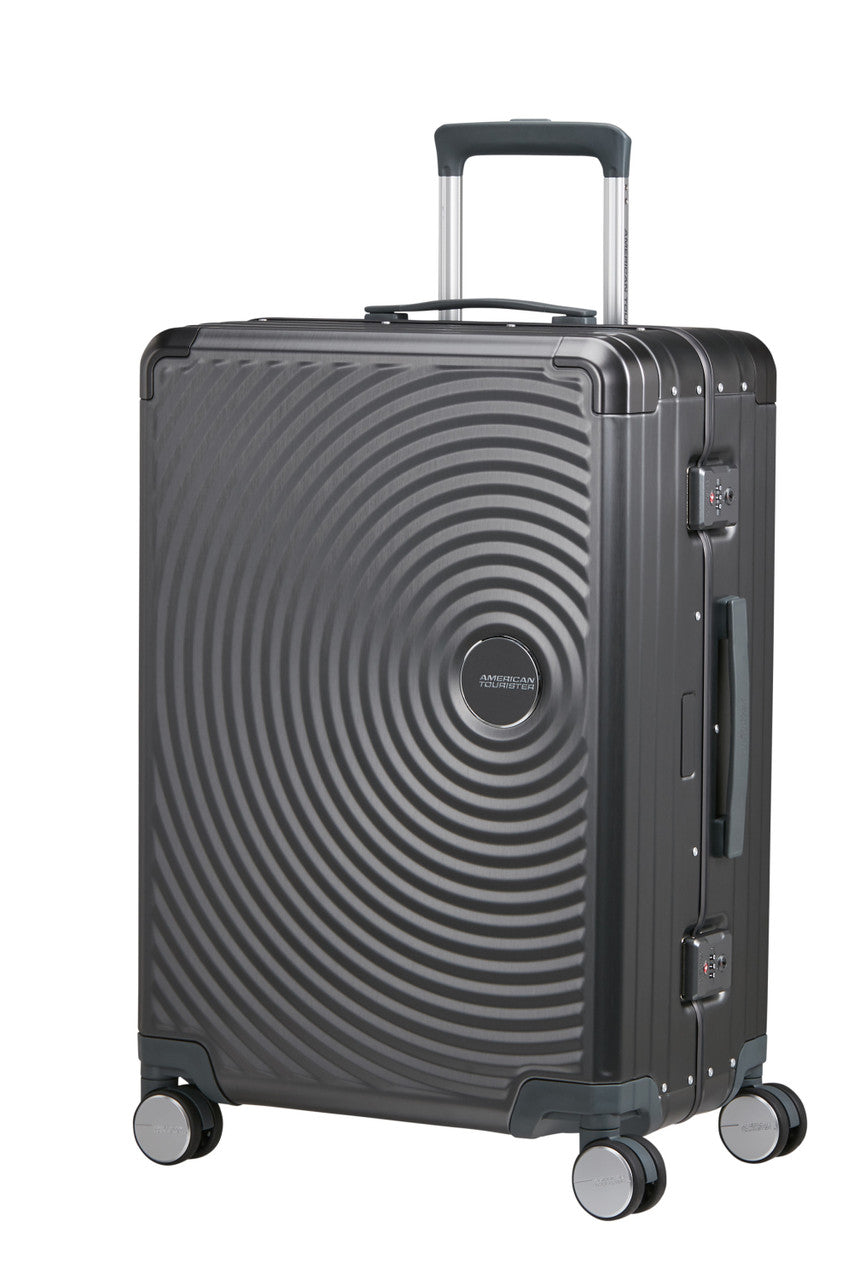 American Tourister Soundbox Alu Spinner TSA 68cm - Brushed Anthracite