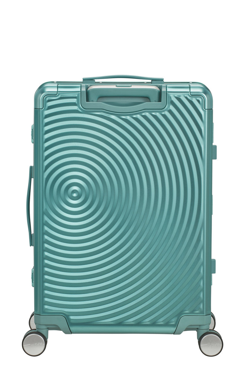 American Tourister Soundbox Alu Spinner TSA 68cm - Dusty Turquoise