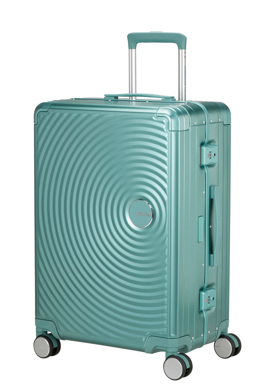 American Tourister Soundbox Alu Spinner TSA 68cm - Dusty Turquoise