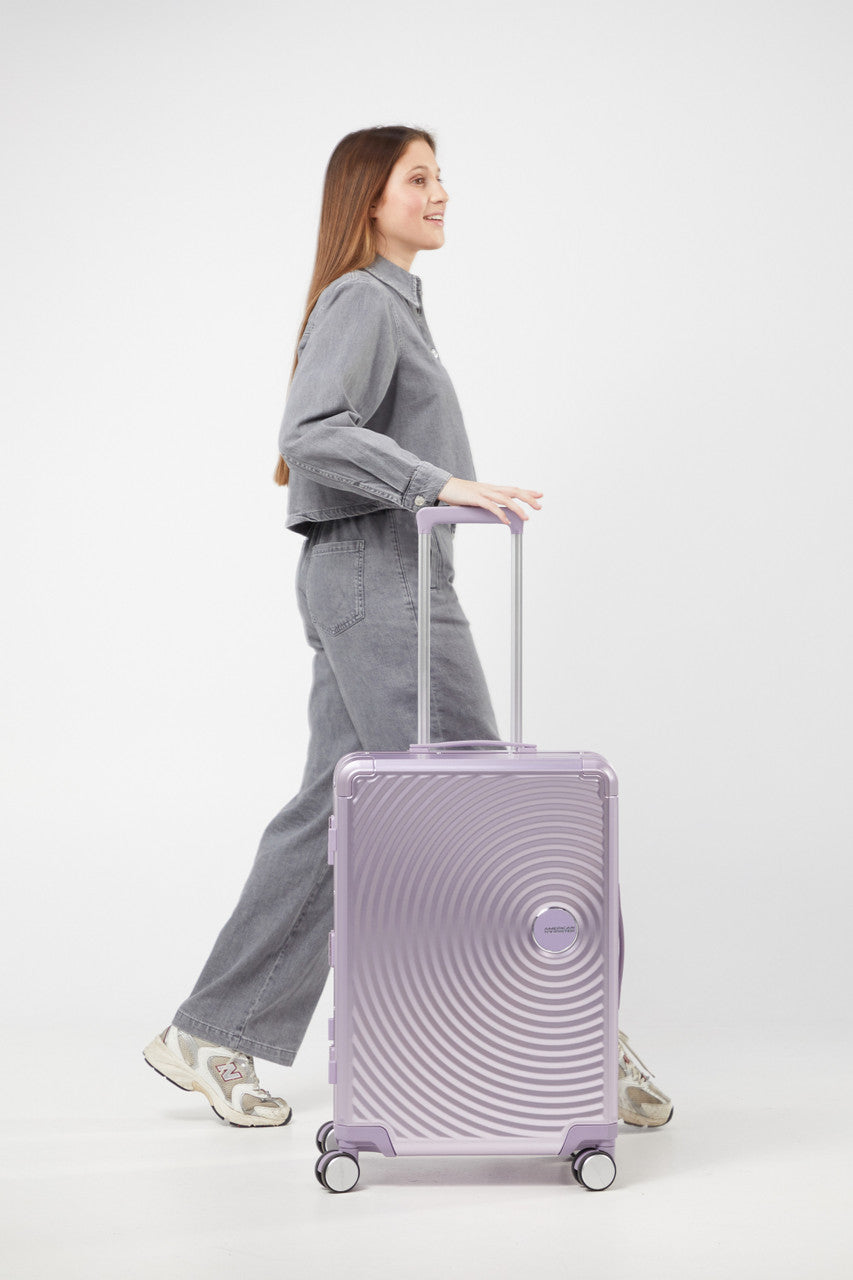 American Tourister Soundbox Alu Spinner TSA 68cm - Stormy Lilac