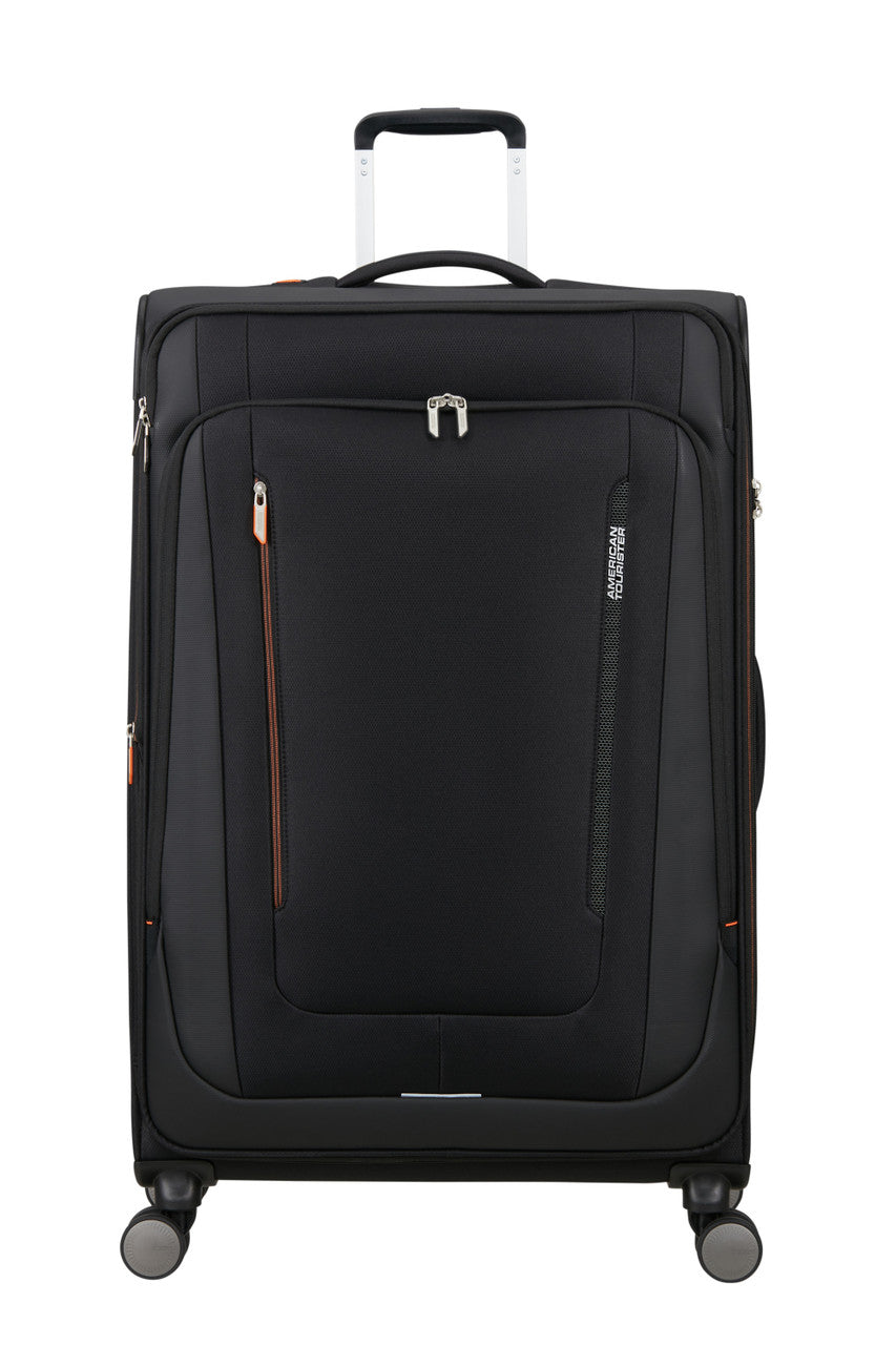 American Tourister Wanderlite Spinner Expandable 84cm - Shadow Black