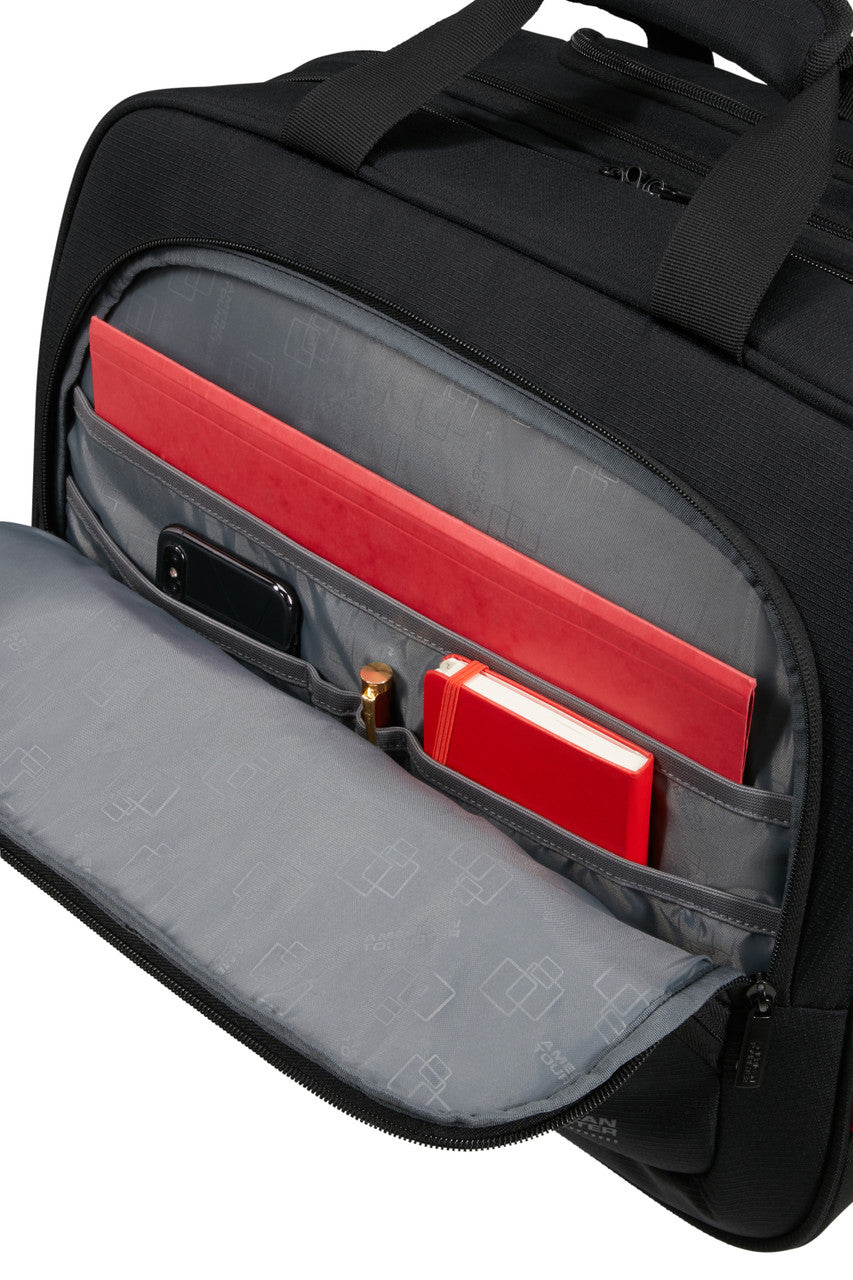 American Tourister At Work Nxt Laptop Bag with Wheels 15.6" - Black