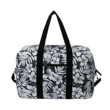 Escape Carry-All Weekender Bag | Black & White Hibiscus - KaryKase