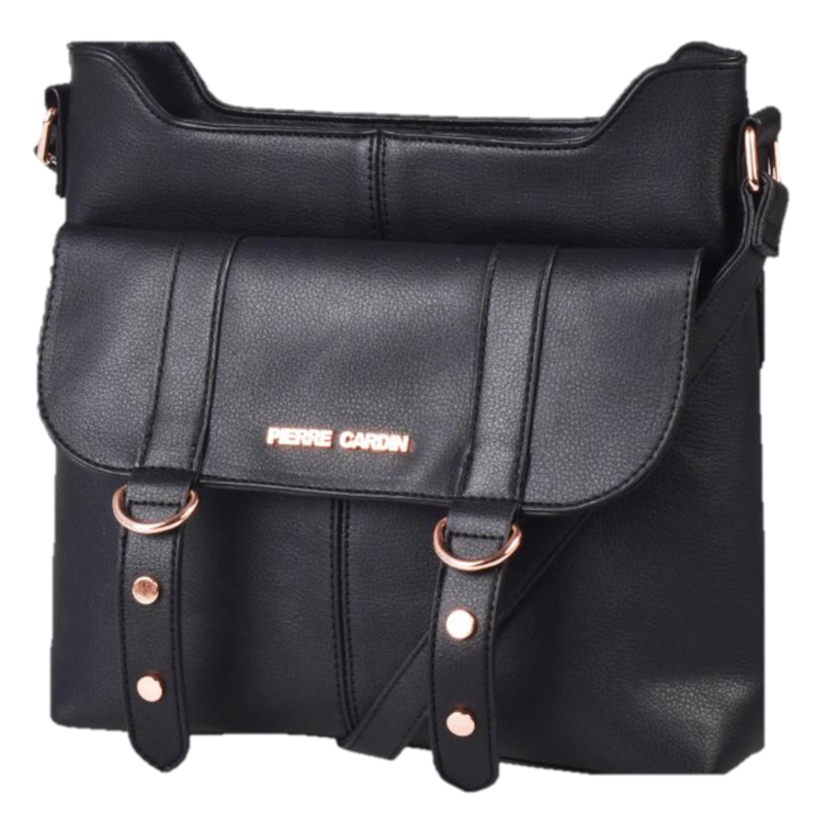 Pierre Cardin Camilla Classic Crossbody Bag | Black - KaryKase