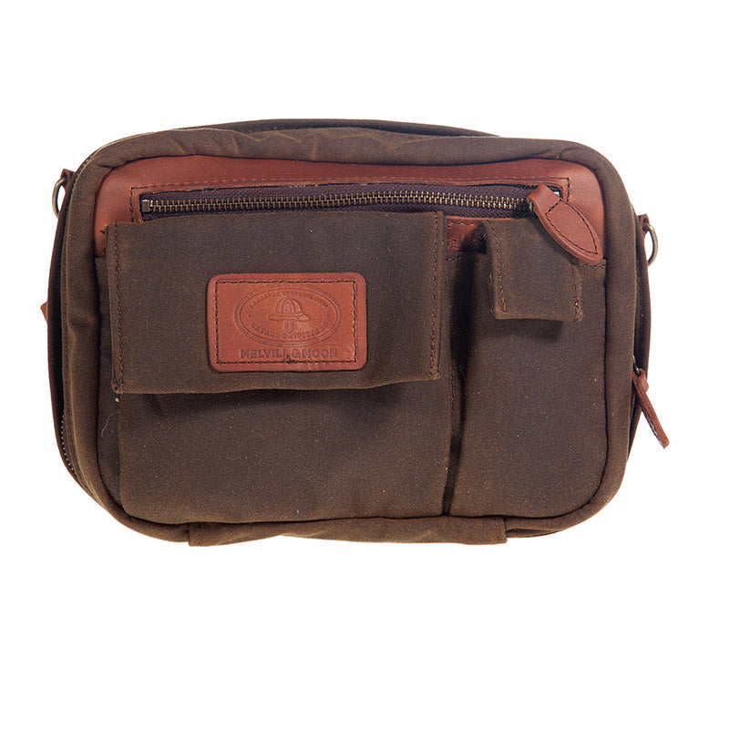 Melvill & Moon Waxed Cotton Ornithologist Bible Bag