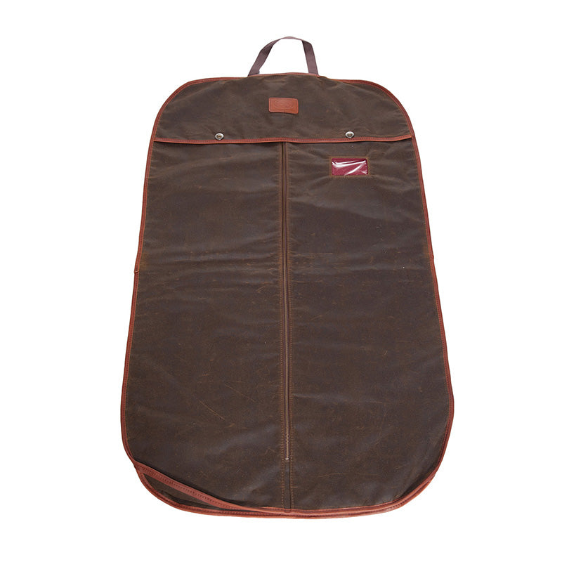 Melvill & Moon Waxed Cotton Suit Bag