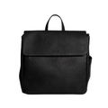 Mally Bebe Leather Baby Backpack Black