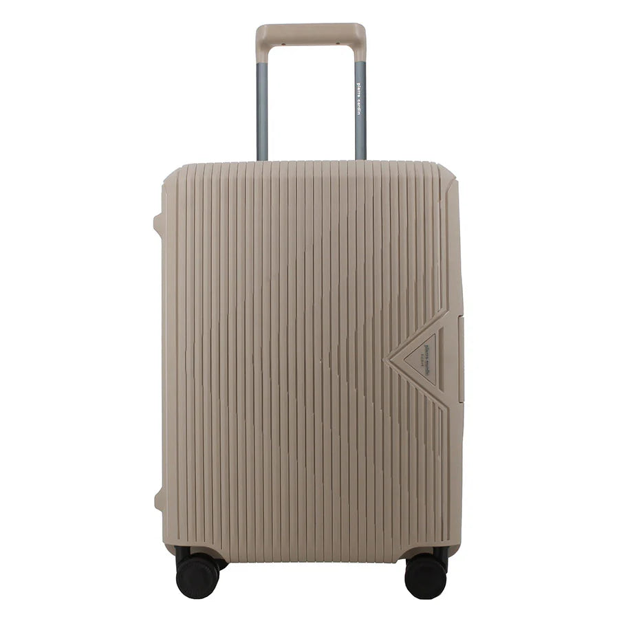 Pierre Cardin Cannes 77cm Large Clip Case Spinner | Beige
