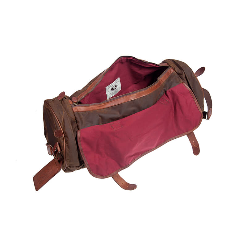 Melvill & Moon Waxed Cotton Pannier Duffel Bag