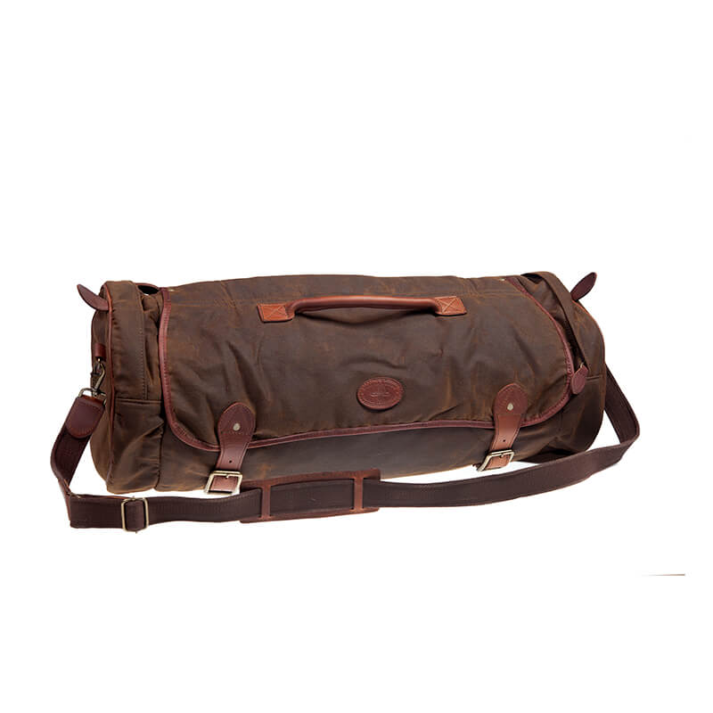 Melvill & Moon Waxed Cotton Pannier Duffel Bag