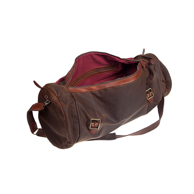 Melvill & Moon Waxed Cotton Pannier Duffel Bag