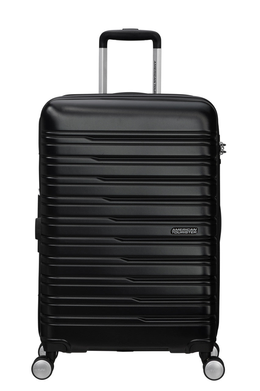 American Tourister Flashline Spinner Expandable 67cm - Shadow Black