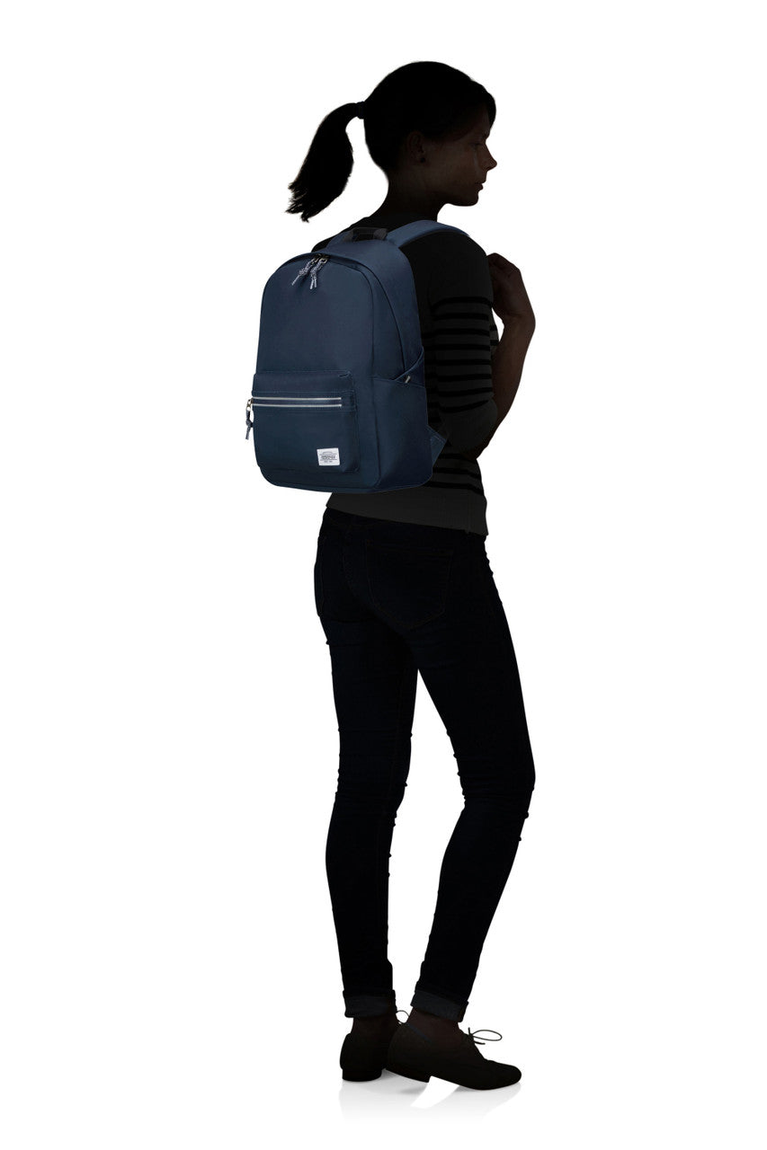 American Tourister Brightup Backpack Zip - Navy