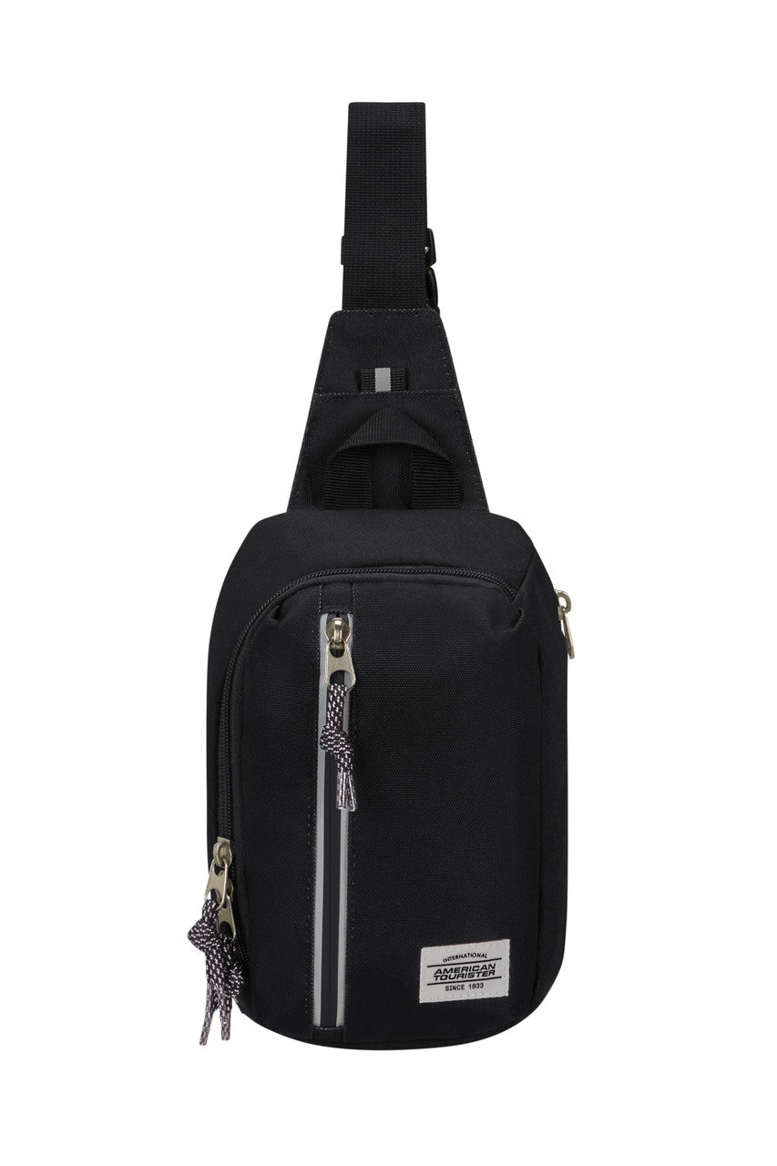 American Tourister Brightup Sling Bag Zip - Black