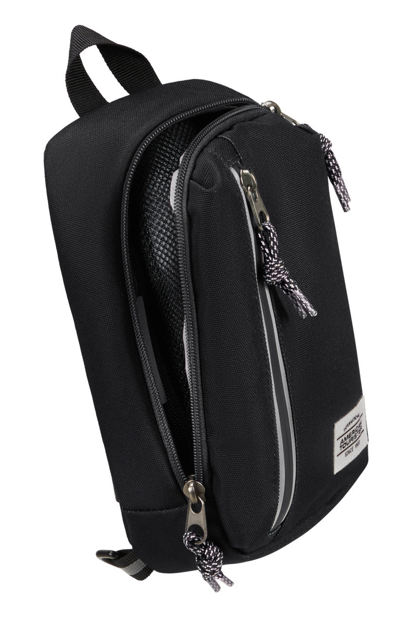 American Tourister Brightup Sling Bag Zip - Black