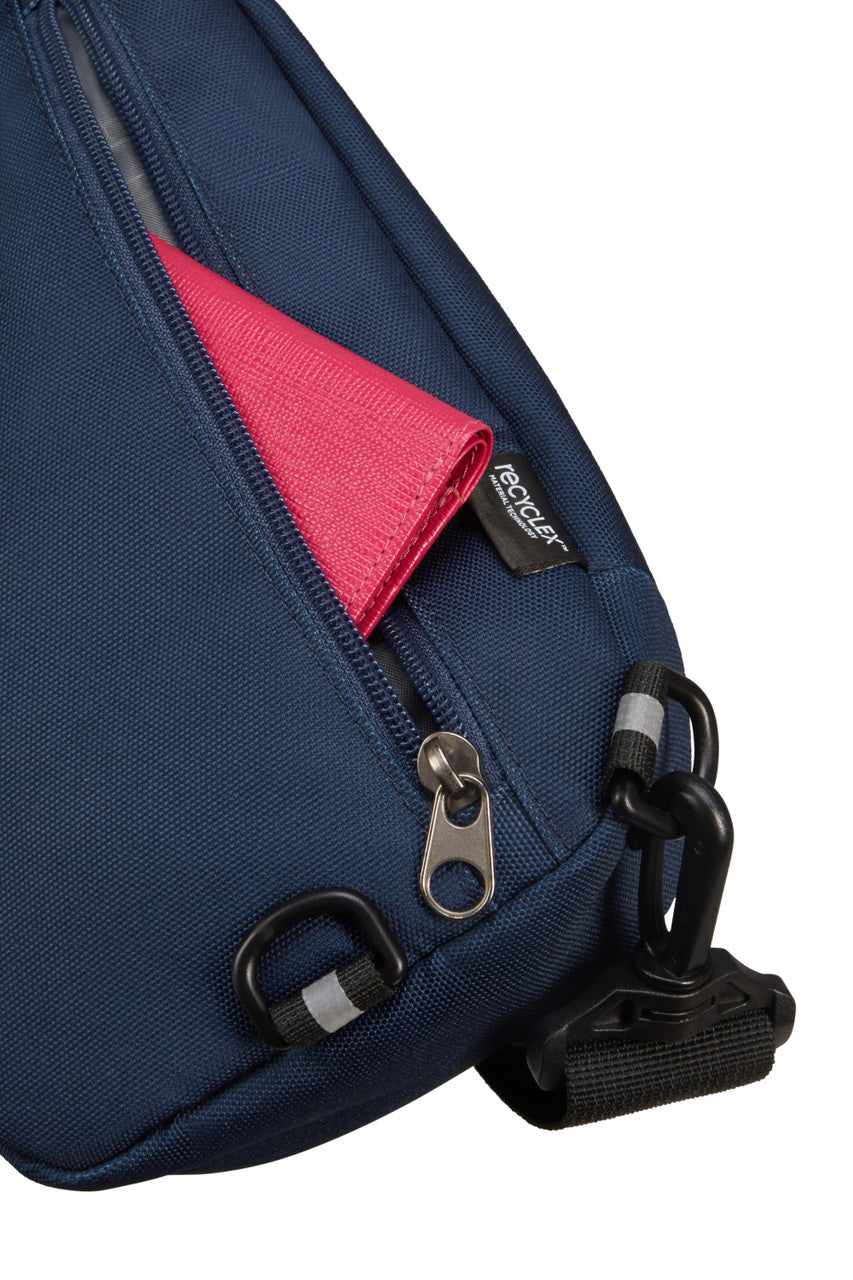 American Tourister Brightup Sling Bag Zip - Navy