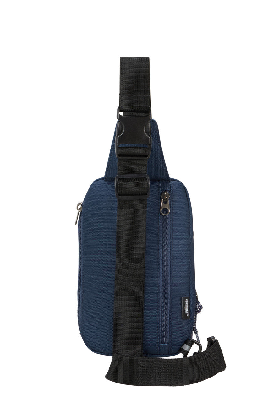 American Tourister Brightup Sling Bag Zip - Navy