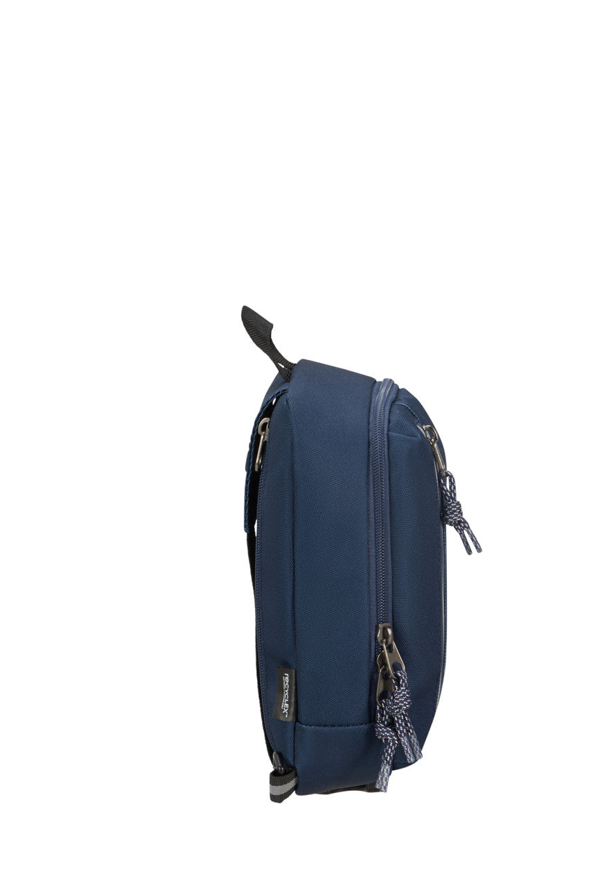 American Tourister Brightup Sling Bag Zip - Navy