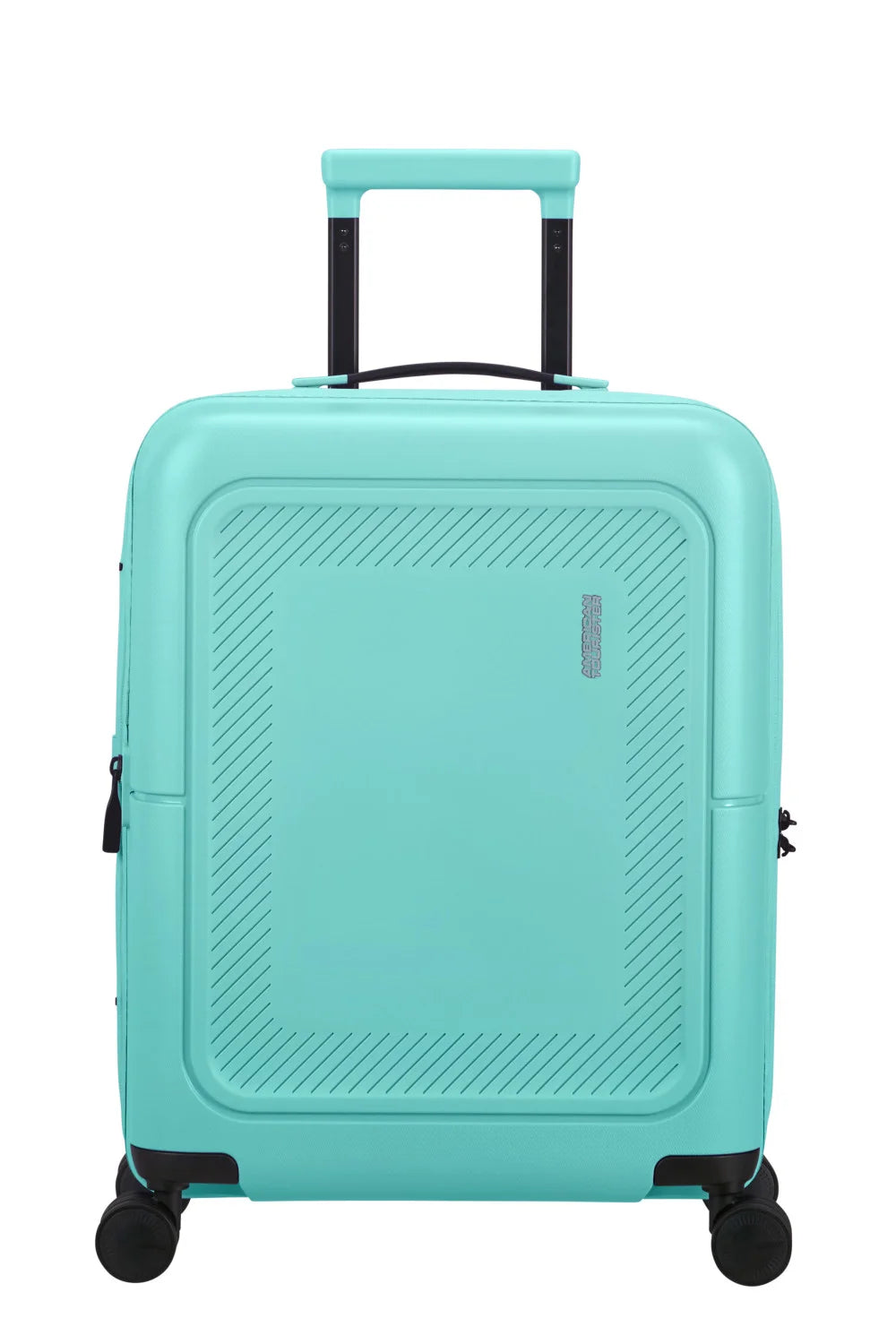 American Tourister Dashpop 55cm Cabin Spinner - Expandable | Aqua Sky