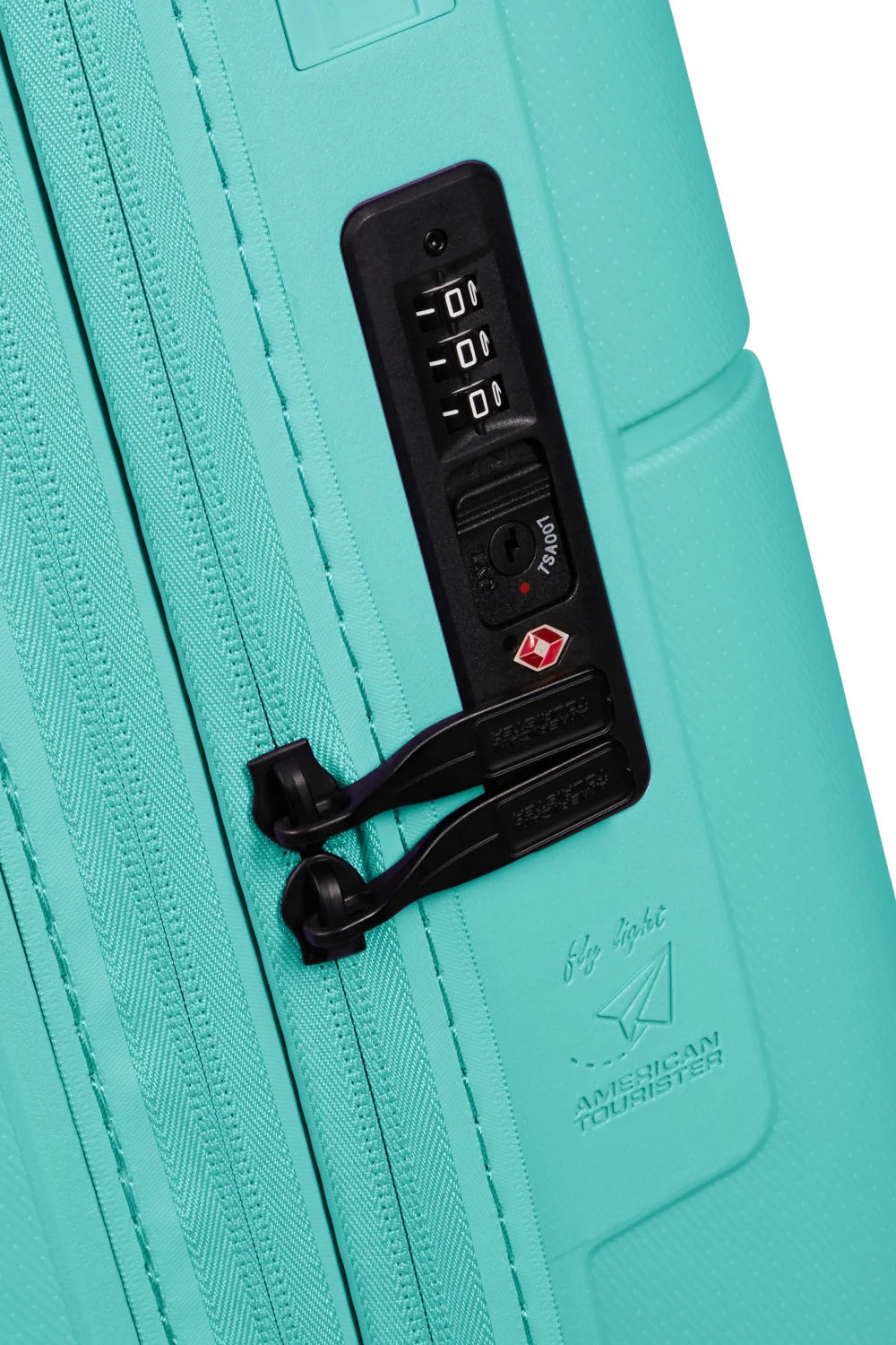 American Tourister Dashpop 55cm Cabin Spinner - Expandable | Aqua Sky