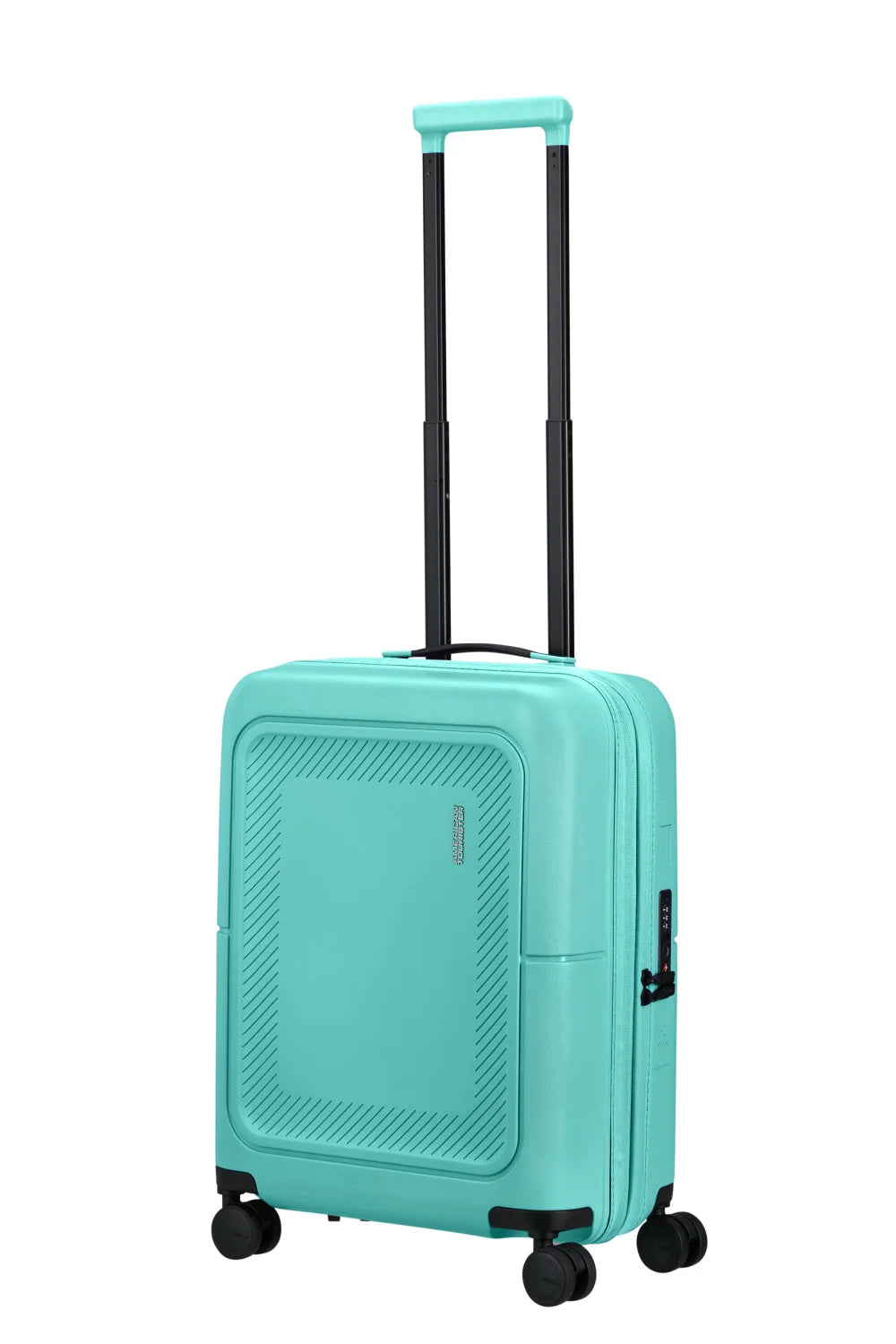 American Tourister Dashpop 55cm Cabin Spinner - Expandable | Aqua Sky