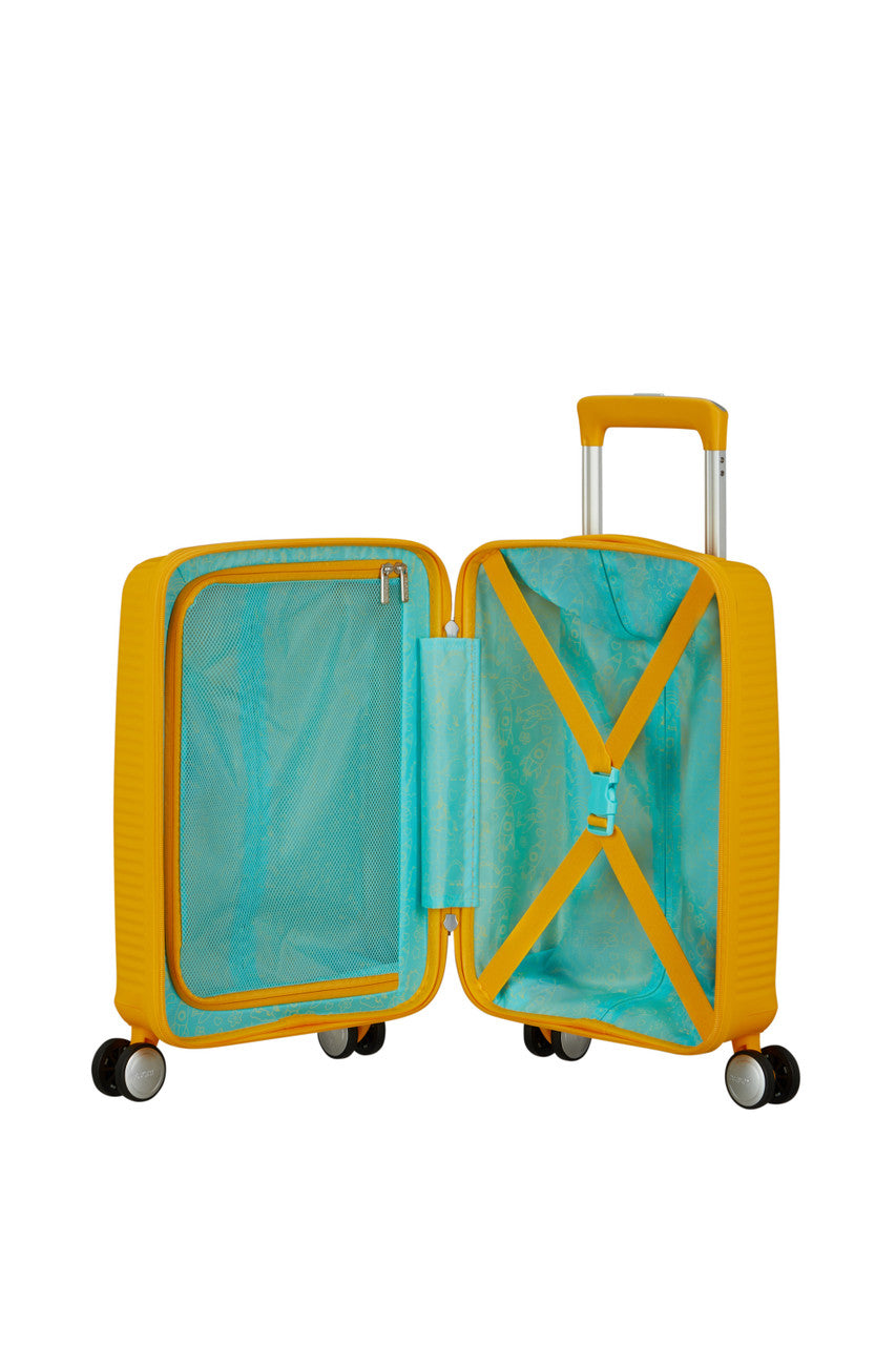 American Tourister Soundbox Mini Spinner 47cm - Golden Yellow