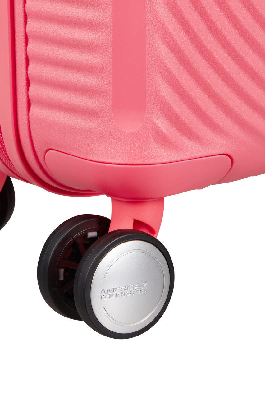 American Tourister Soundbox Mini Spinner 47cm - Sun Kissed Coral
