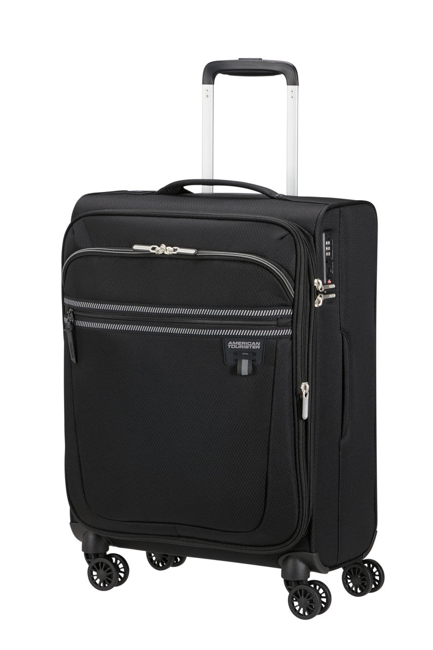 American Tourister Aerospin Spinner Expandable 55cm - Black