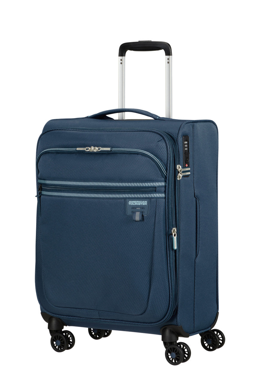 American Tourister Aerospin Spinner Expandable 55cm - Indigo