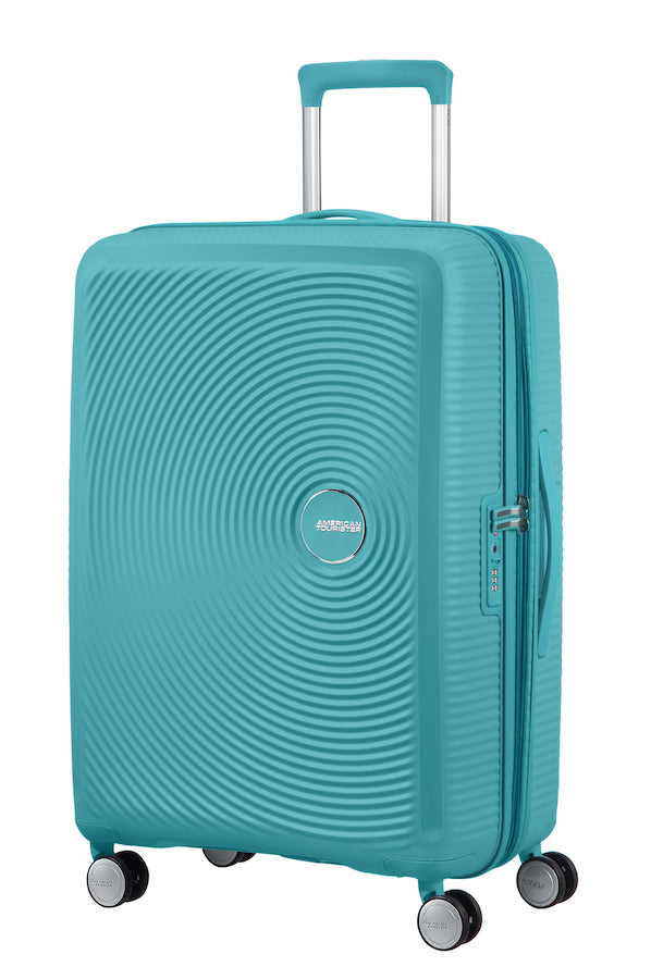 American Tourister Soundbox 67cm Medium Spinner-Expandable | Turquoise Tonic - KaryKase