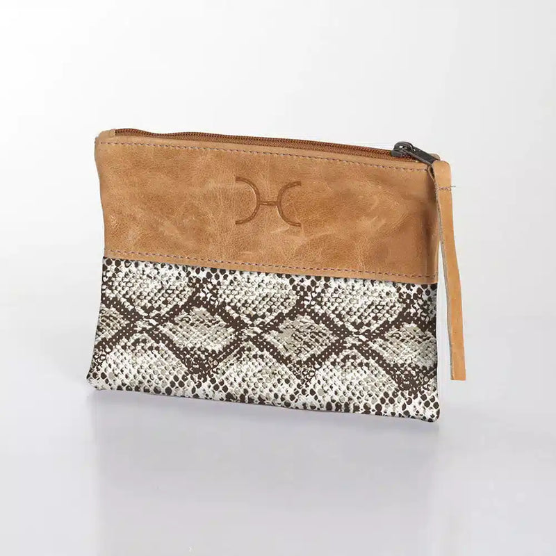 Thandana Laminated Fabric With Leather Pouch | New Designs - KaryKase