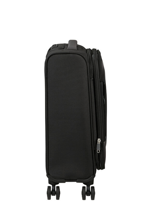 American Tourister Pulsonic 55cm Cabin Spinner - Expandable | Black - KaryKase