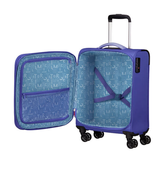 American Tourister Pulsonic 55cm Cabin Spinner - Expandable | Soft Lilac - KaryKase
