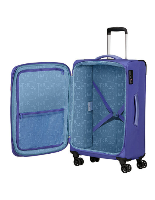 American Tourister Pulsonic 68cm Medium Spinner - Expandable | Soft Lilac - KaryKase