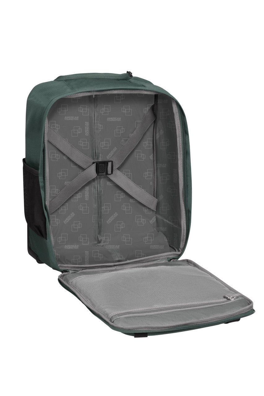 American Tourister Take2Cabin Backpack with Wheels - Dark Forest - detail 4