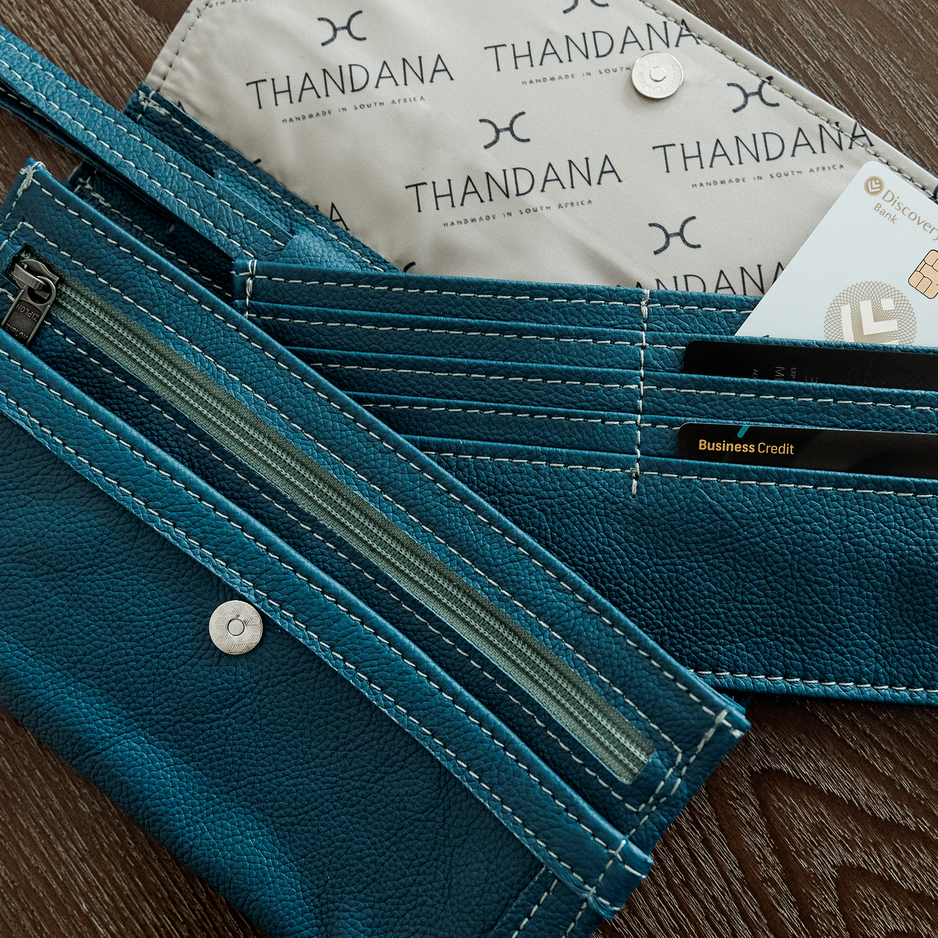 Thandana Leather Travel Wallet - KaryKase
