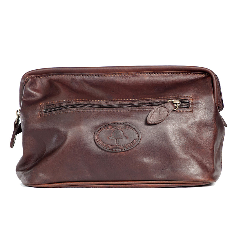 Melvill & Moon Leather Tsavo Sponge Bag | Brown