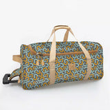 Thandana Laminated Fabric Wheeled Duffel Bag - KaryKase