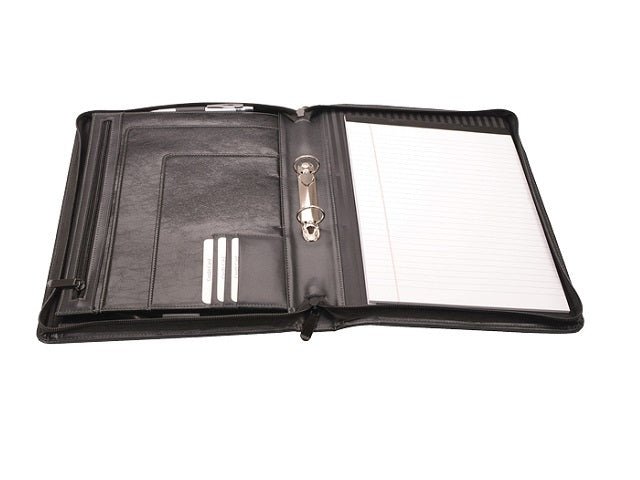 Adpel A4 Varsity Zip Folder with Handle on Spine - KaryKase