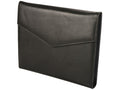 Adpel Ascot Leather A4 Stanford Tri Fold Folder | Black - KaryKase