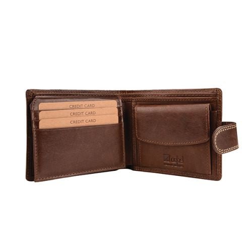 Adpel Dakota Leather Wallet With License Pocket | Brown - KaryKase