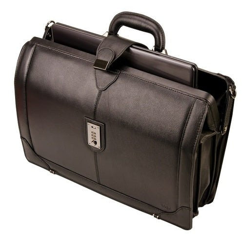 Adpel Gladstone Leather Briefmaster | Black - KaryKase