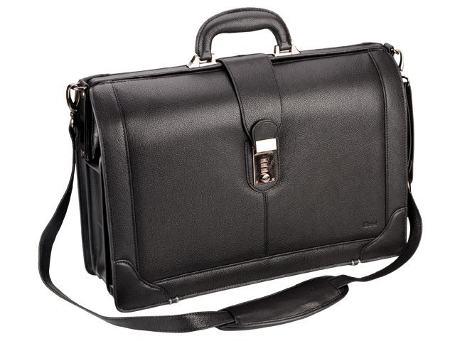 Adpel Gladstone Leather Briefmaster | Black - KaryKase