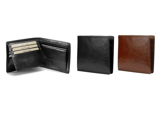 Adpel Italian Leather Wallet With CC Flap & Coin Section - KaryKase