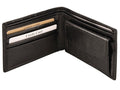Adpel Italian Leather Wallet With Coin Section | Black - KaryKase