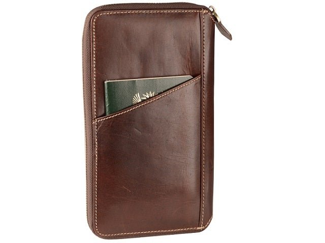 Adpel Sonic Travel Wallet | Brown - KaryKase