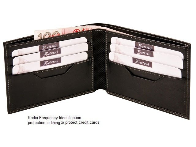 Adpel Synthetic Leather Wallet With RFID | Black - KaryKase