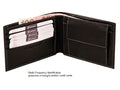 Adpel Synthetic Leather Wallet With RFID & Coin Purse | Black - KaryKase