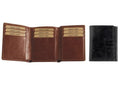 Adpel Vitello Leather Tri Fold Card Holder - KaryKase