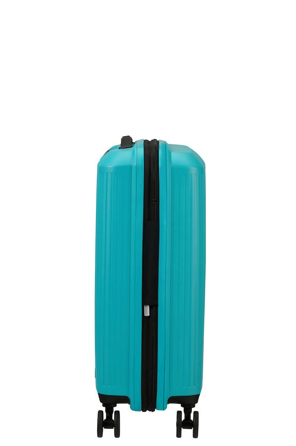 American Tourister Aerostep Expandable 55cm Cabin Spinner | Turquoise Tonic - KaryKase